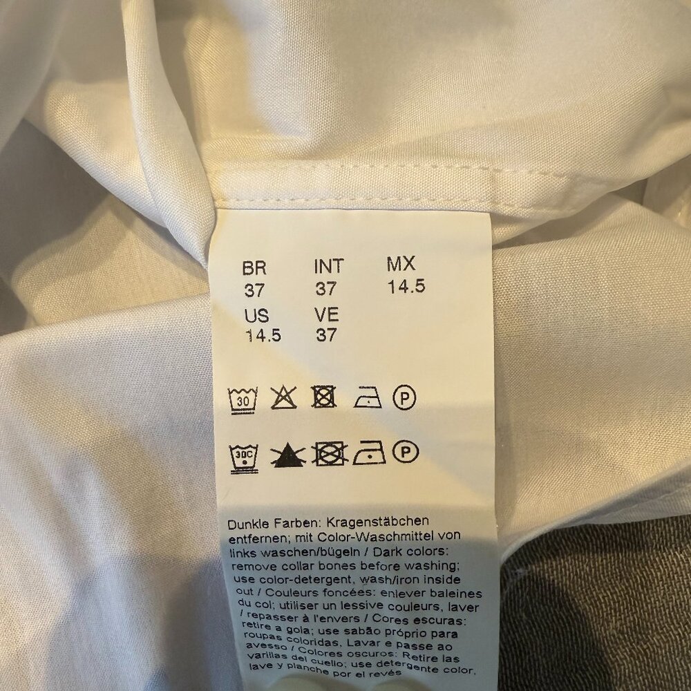 Boss Hugo Boss slim fit stretch dress shirt - size 14.5 - Picture 5 of 6